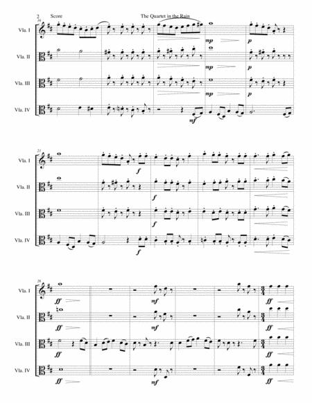 Quartet In The Rain For 4 Violas Page 2