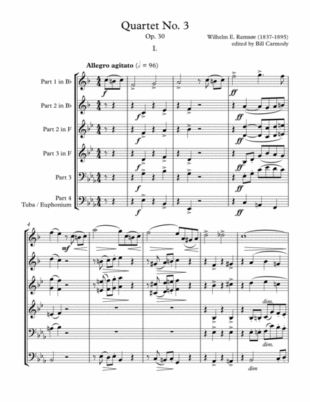 Quartet No 3 1st Mvt Page 2