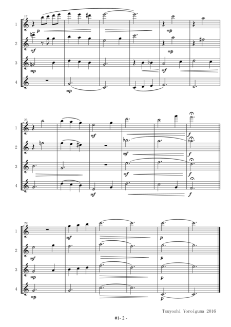 Quartet Set Edelweiss From The Sound Of Music Page 2