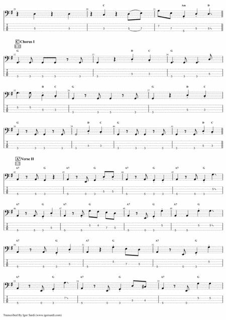 Queen Calling All Girls Accurate Bass Transcription Whit Tab Page 2