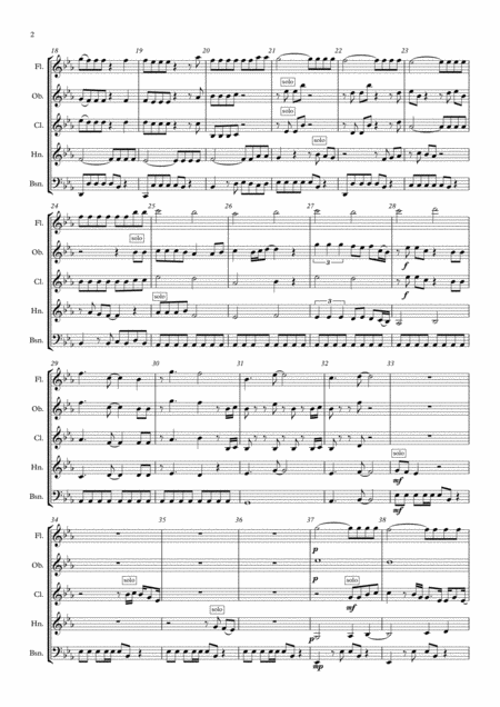 Queen David Bowie Under Pressure Wind Quintet Page 2