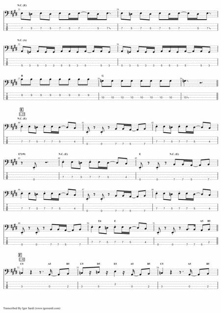 Queen John Deacon Fun It Complete And Accurate Bass Transcription Whit Tab Page 2