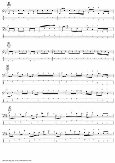 Queen John Deacon Funny How Love Is Complete And Accurate Bass Transcription Whit Tab Page 2