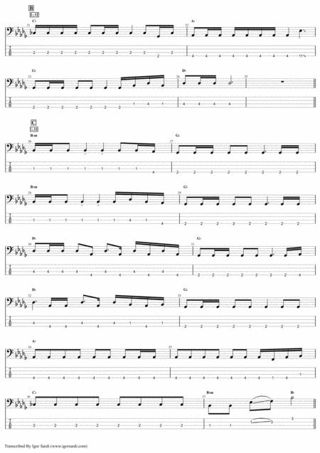 Queen John Deacon Hijack My Heart Complete And Accurate Bass Transcription Whit Tab Page 2