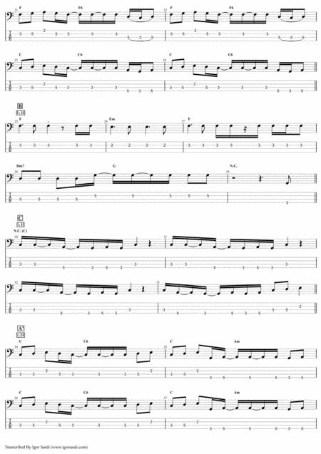 Queen John Deacon Rain Must Fall Complete And Accurate Bass Transcription Whit Tab Page 2