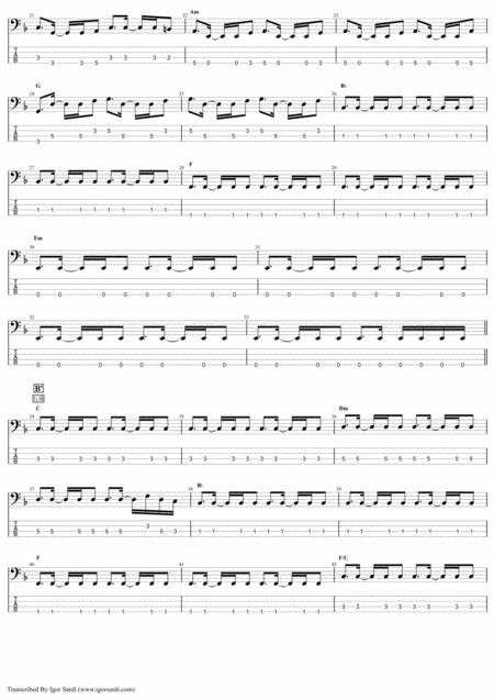 Queen John Deacon Ride The Wild Wind Complete And Accurate Bass Transcription Whit Tab Page 2