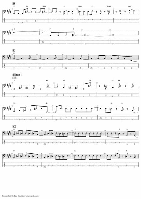 Queen Now I M Here Live At Wembley 86 Accurate Bass Transcription Whit Tab Page 2