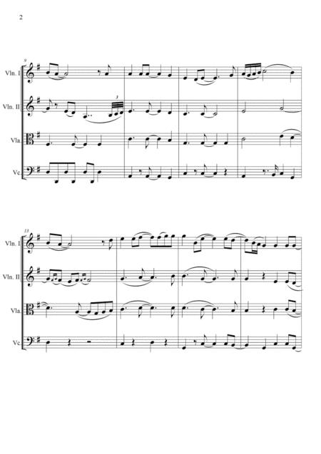 Queen Save Me String Quartet Page 2