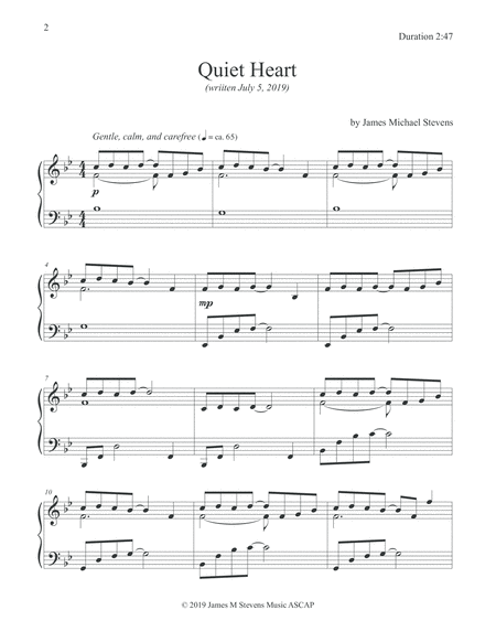 Quiet Heart Ambient Piano Page 2