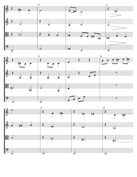 R E Cuerdos Del Amor For String Quartet Page 2