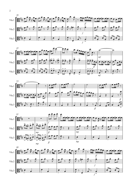 Radetzky March For Viola Trio Page 2