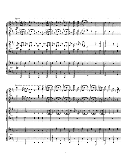 Radetzky March Sextet 2 Pianos 12 Hands Page 2