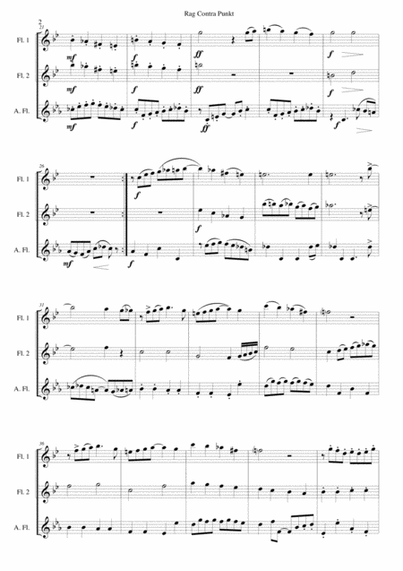 Rag Contra Punkt For Flute Trio Page 2