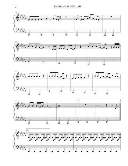 Raise A Hallelujah Bethel Music Jonathan Helser Sheet Music Easy Piano Page 2