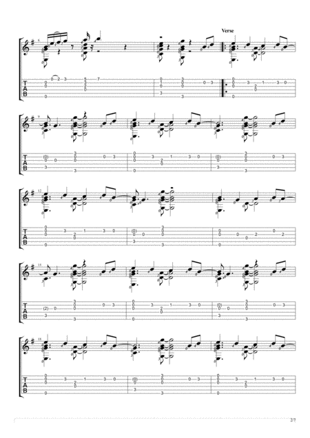 Rather Be Fingerstyle Guitar Solo Page 2