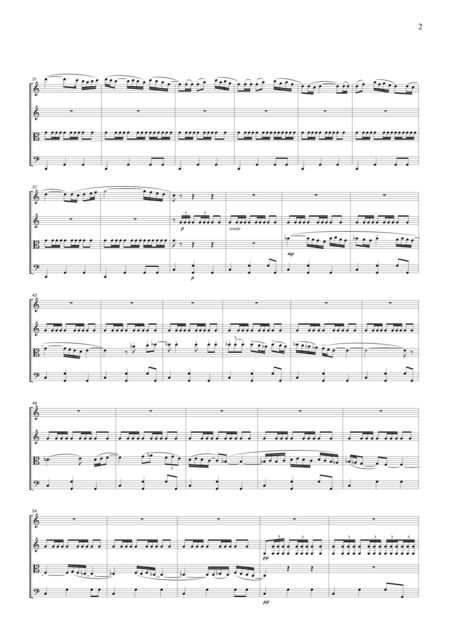 Ravel Bolero For String Quartet Cr302 Page 2