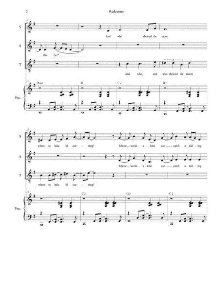 Redeemer For Satb Page 2