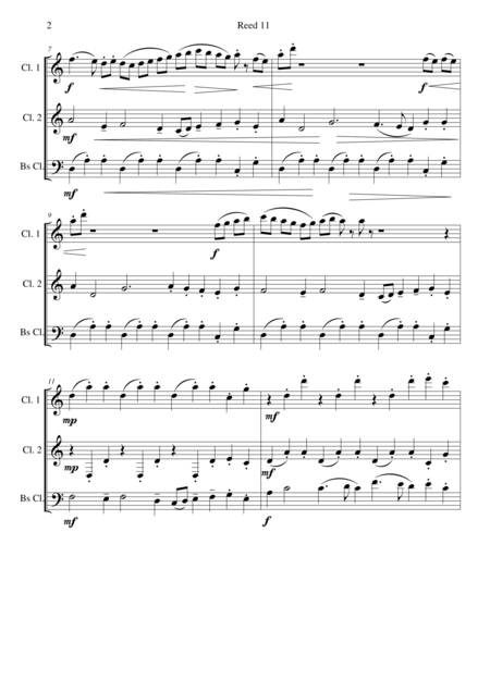 Reed 11 For Clarinet Trio Page 2