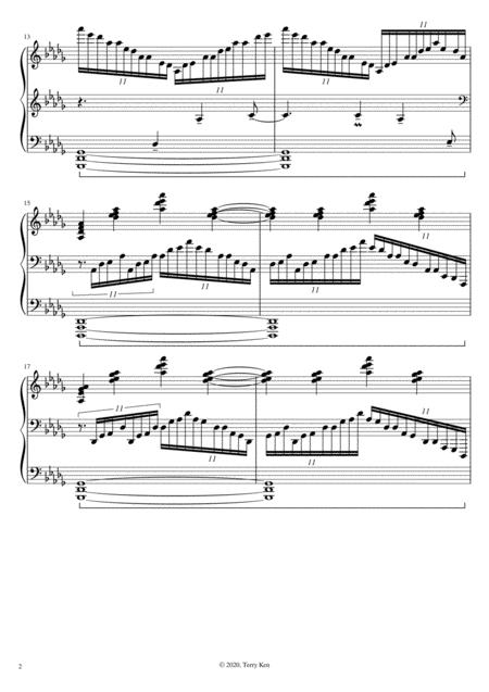 Reflection Of Moonlight Original Piano Solo Page 2