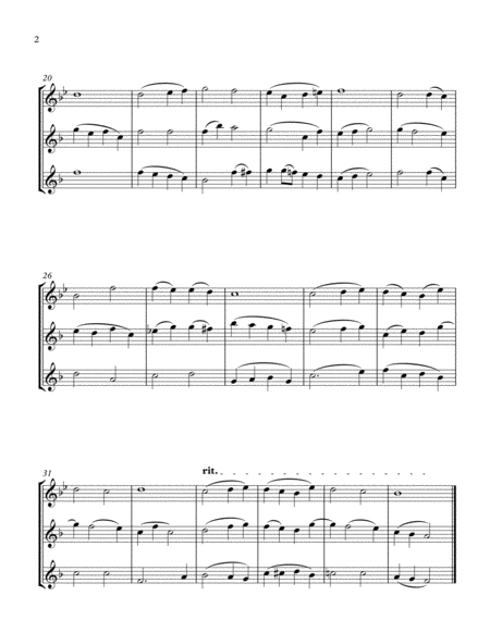 Remembrance Day Abide With Me Sax Trio Page 2