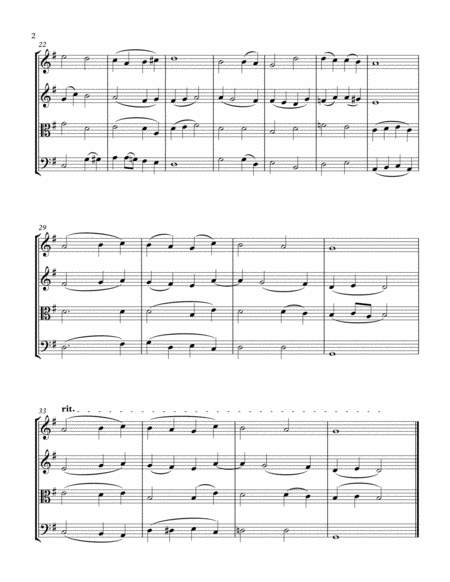 Remembrance Day Abide With Me String Quartet Page 2