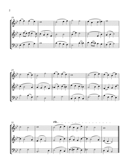 Remembrance Day Abide With Me Woodwind Trio Page 2