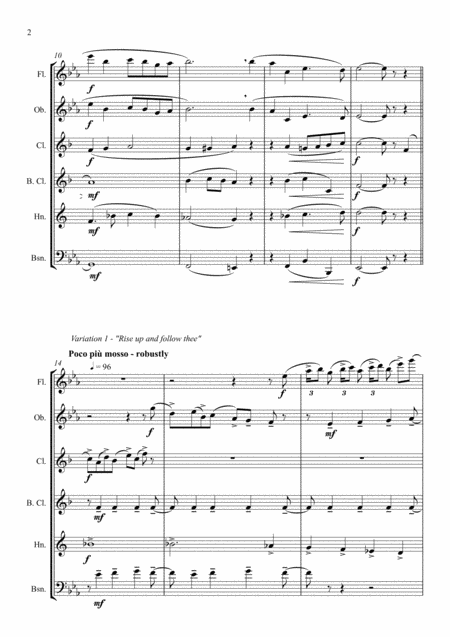 Repton Variations For Wind Sextet Page 2