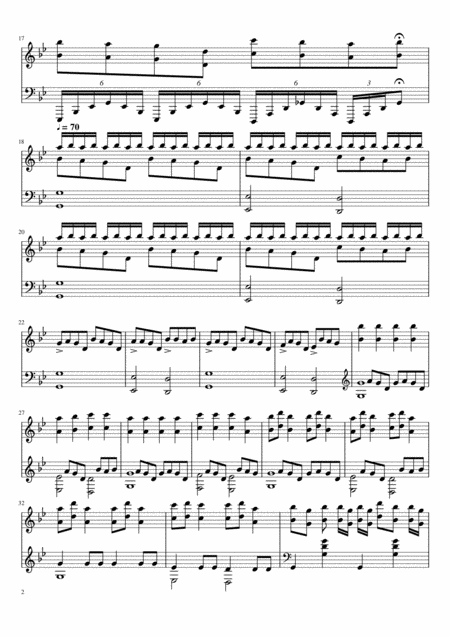 Requiem For A Dream Lux Aeterna Piano Solo Page 2