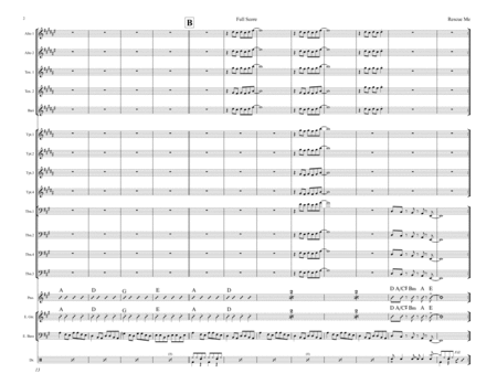 Rescue Me Vocal With Big Band Key Of A Page 2