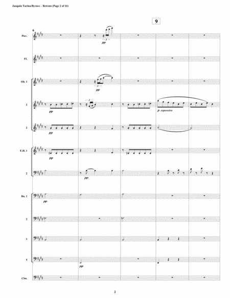 Retrato Mvt 1 From Lbum De Viaje Op 15 By Juaqun Turina Double Reed Choir Fl Picc Page 2