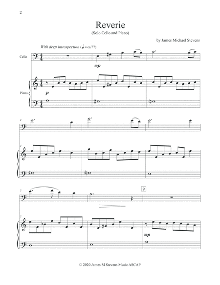 Reverie Cello Piano Page 2