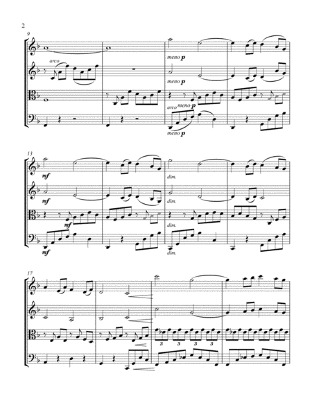 Reverie Debussy For String Quartet Page 2