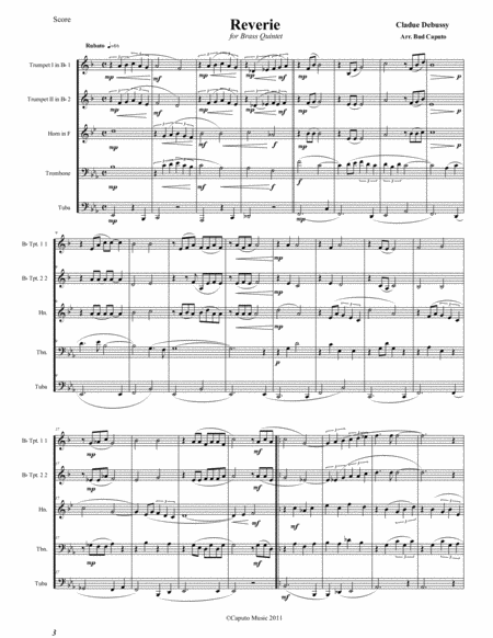 Reverie For Brass Quintet Page 2