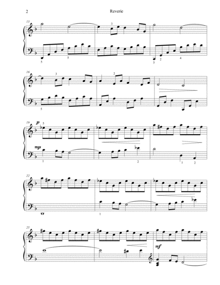 Reverie From Westworld Easy Piano Page 2