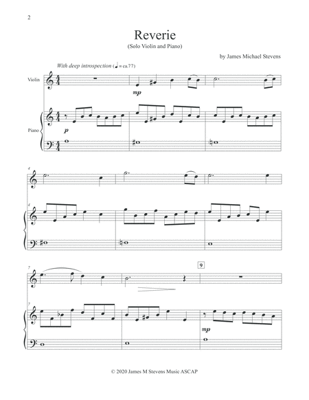 Reverie Violin Piano Page 2