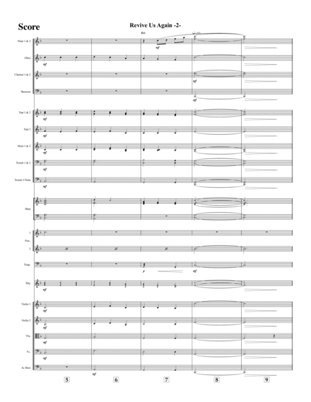 Revive Us Again 8 Core Orchestra Page 2