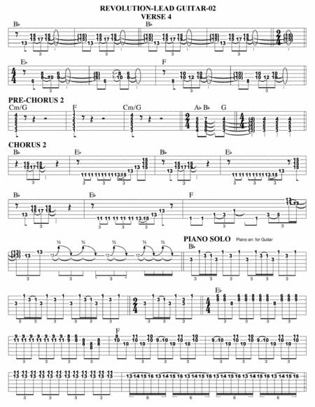 Revolution Guitar Tab Page 2