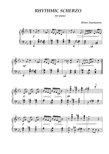 Rhythmic Scherzo Page 2