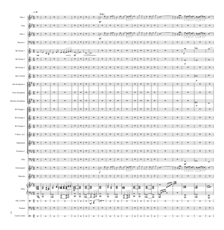 Richard Faith Lszl Veres Festivals For Concert Band Trombone I And Ii Part Page 2