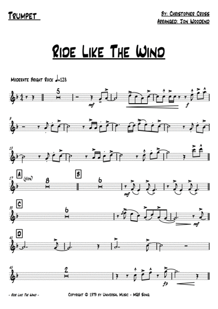 Ride Like The Wind 7 Piece Pop Rock Band Page 2