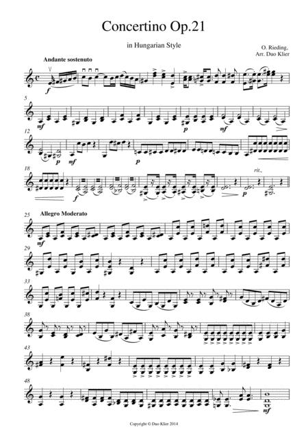 Rieding Concertino Op 21 In Hungarian Style 2nd Violin Accompaniment Page 2