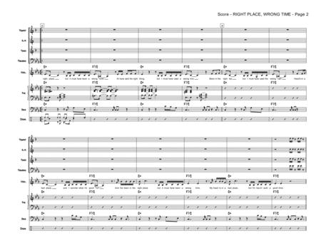 Right Place Wrong Time Vocal With Horns And Rhythm Section Page 2