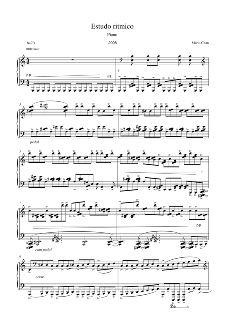 Ritmic Stude For Piano Solo Page 2