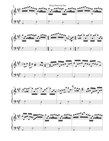 River Flows In You Yiruma Sheet Music Easy Piano Page 2