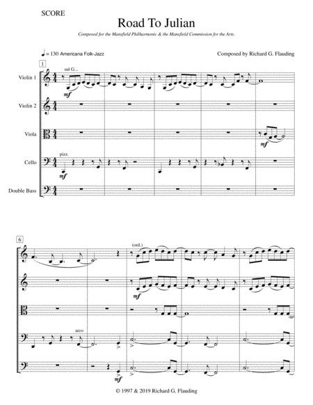 Road To Julian String Orchestra Page 2