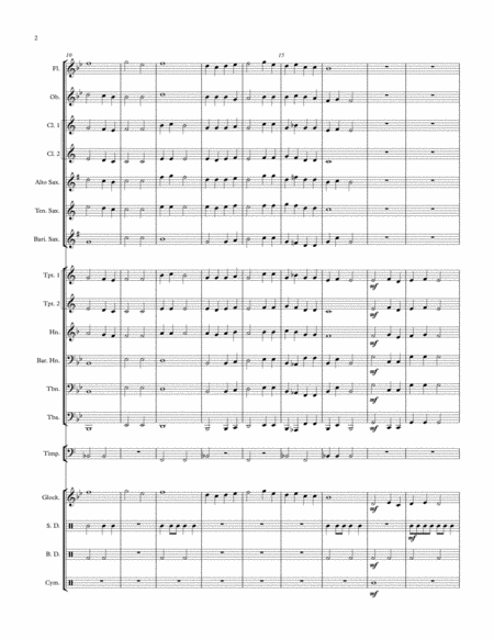 Road To Paradise For Grade 1 Concert Band Page 2