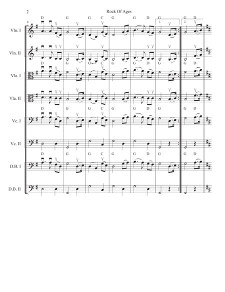 Rock Of Ages For Strings Page 2