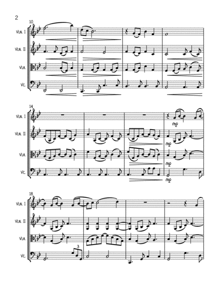 Rocket Man String Quartet Page 2