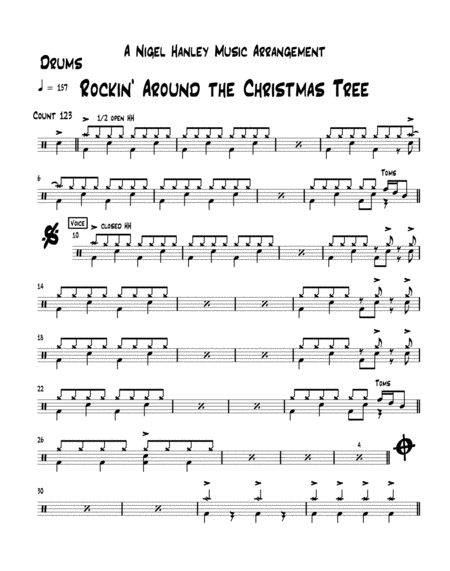 Rockin Around The Christmas Tree Christmas Pop Band Chart Page 2