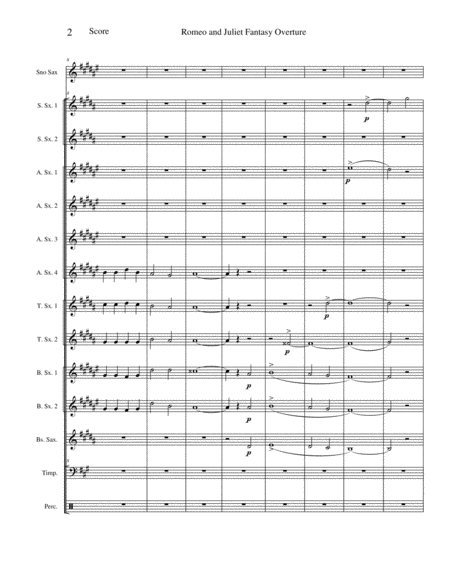 Romeo And Juliet Fantasy Overture Page 2